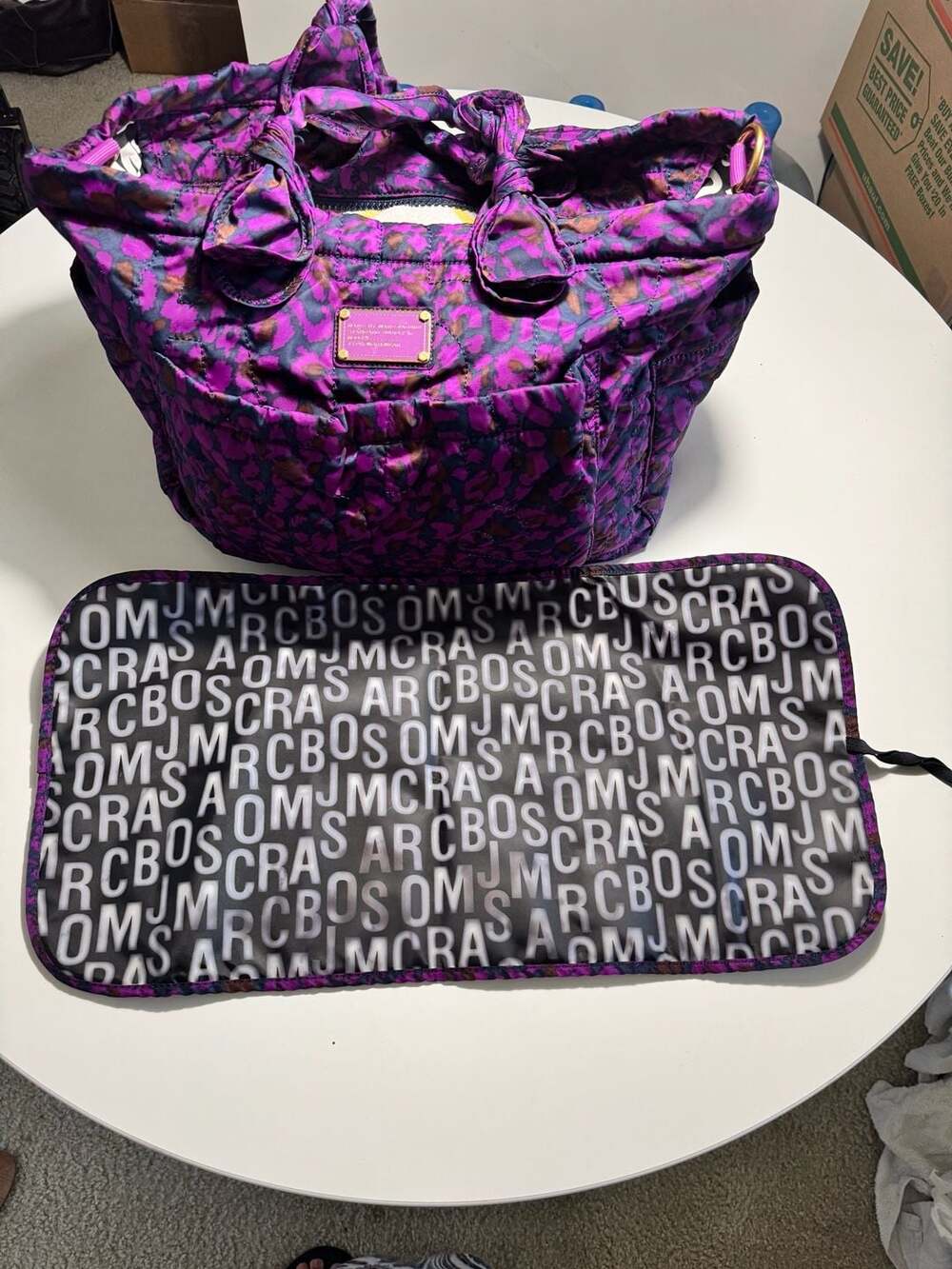 Marc by Marc Jacobs Standard Supply Quilted Diaper Bag + Changing Pad